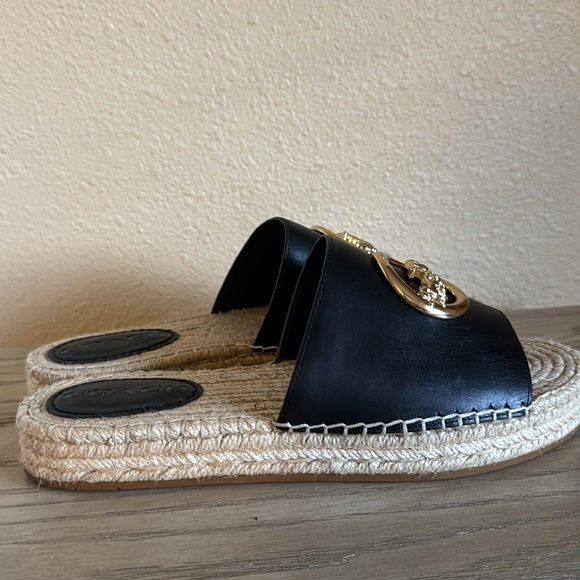 Coach Corey espadrille sandal black, like new size 8 - Picture 7 of 9